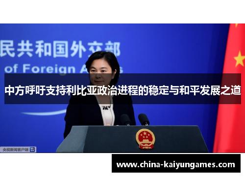 中方呼吁支持利比亚政治进程的稳定与和平发展之道